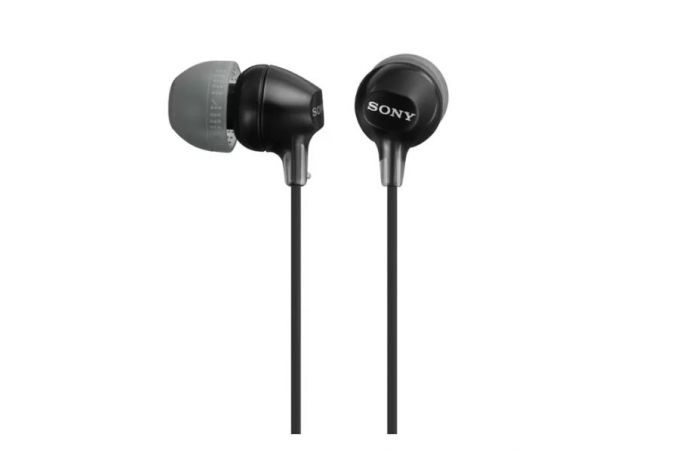 Наушники вакуумные проводные Sony MDR-EX15LP (черный)