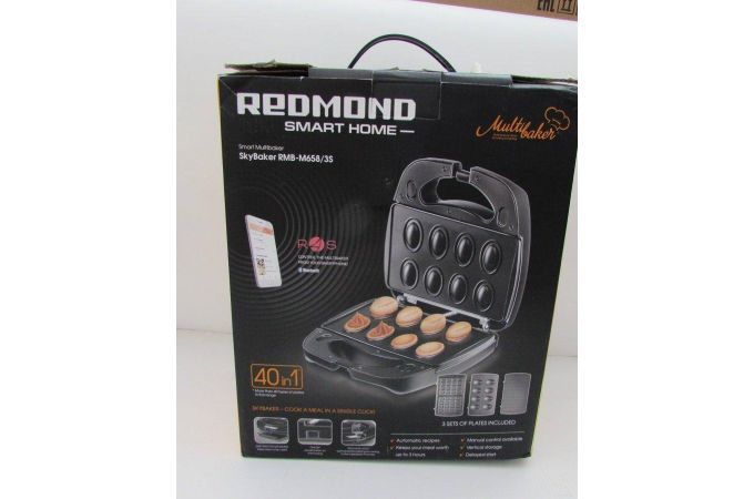 Вафельница REDMOND RMB-M658/3S, (-10%), №782, повр.упак.