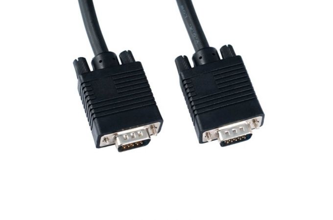 Кабель VGA - VGA PERFEO VGA/SVGA вилка - VGA/SVGA вилка, с ф/фильтрами, длина 1,8 м. (V7001)