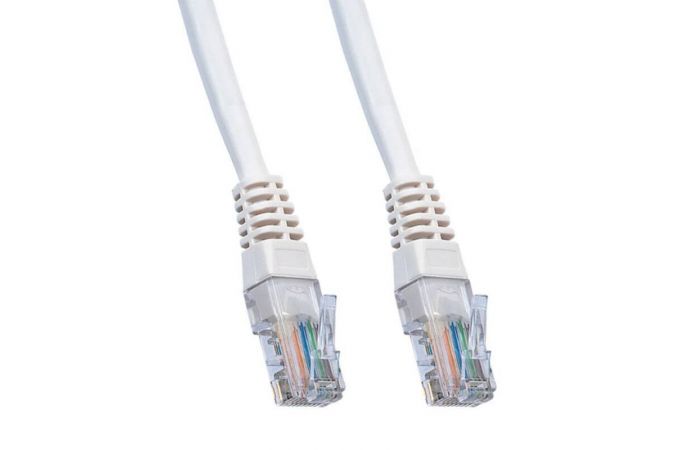 Кабель интернет LAN патч корд PERFEO UTP кат.5е RJ-45 вилка - RJ-45 вилка, длина 1 м. (P6002)