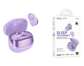 Наушники вакуумные беспроводные HOCO EW200 Elegant true wireless sleep BT headset (фиолетовый)