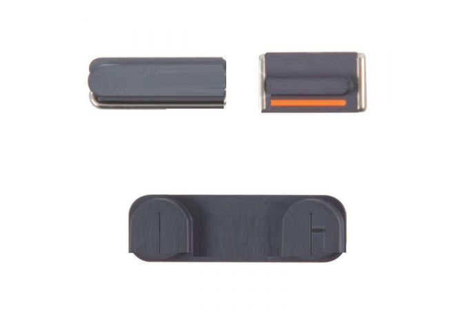 Толкатели боковых кнопок для iPhone 5s комплект (черный)