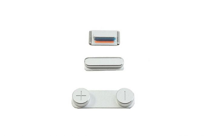 Толкатели боковых кнопок для iPhone 5 комплект (белый)