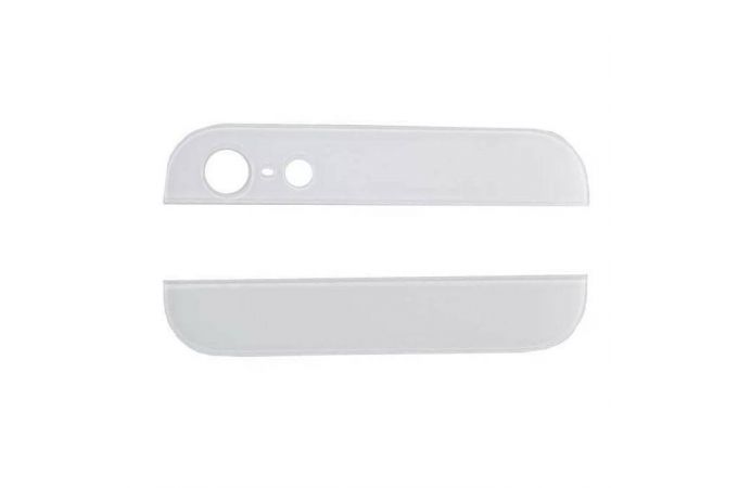 Стеклянные вставки задней панели для iPhone 5 (белый)