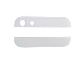 Стеклянные вставки задней панели для iPhone 5s (белый)