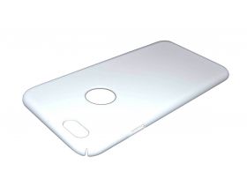 Чехол для Apple iPhone 6 Plus/6S Plus ультратонкий пластиковый шелковистый (белый)