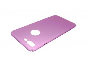 Чехол ультратонкий пластиковый для Apple iPhone 7 Plus шелковистый (розовый)