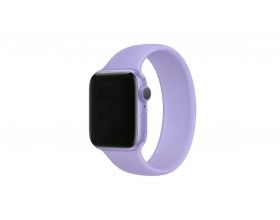 Ремешок силиконовый для Apple Watch 38-40 мм "Монобраслет" цвет александрит размер M5  (150 мм)