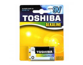 Батарейка алкалиновая Toshiba 6LR61 крона/1BL (блистер)