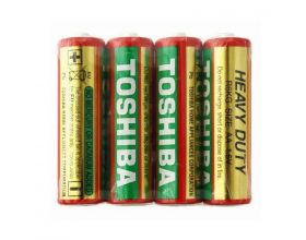 Батарейка солевая Toshiba R6 AA/4SH BOX20 (цена за блок 40 штук)