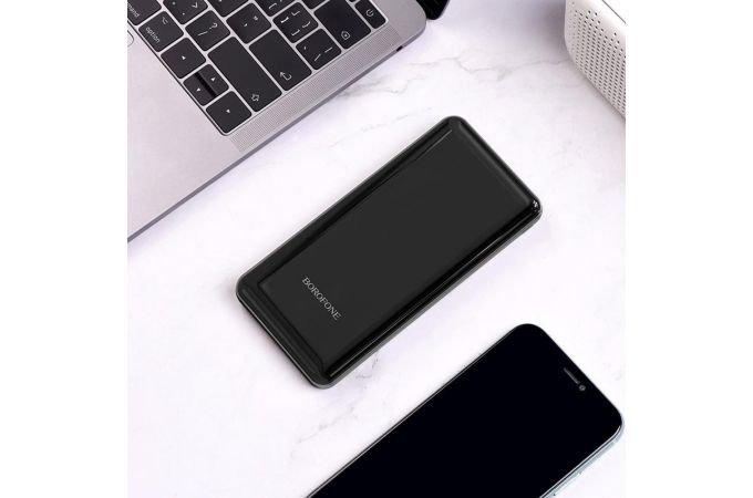 Универсальный дополнительный аккумулятор Power Bank BOROFONE BT33 (10000 mAh) (черный)