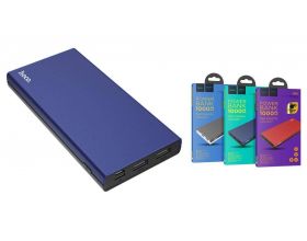 Универсальный дополнительный аккумулятор Power Bank HOCO J66 (10000 mAh) (синий)