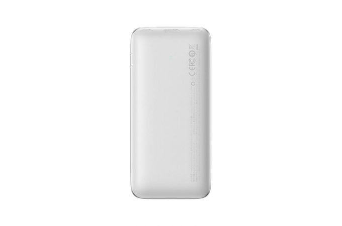 Универсальный дополнительный аккумулятор Power Bank BASEUS Bipow Pro 20W Overseas Edition, 3A, 10000 мАч (белый)