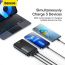 Универсальный дополнительный аккумулятор Power Bank BASEUS Bipow Pro Digital Display Fast Charge 22.5W Overseas Edition, 3A, 20000 мАч (черный)