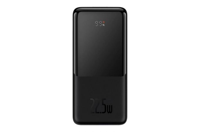 Универсальный дополнительный аккумулятор Power Bank BASEUS Elf Digital Display 22.5W, 2.4A, 10000 мАч (черный)