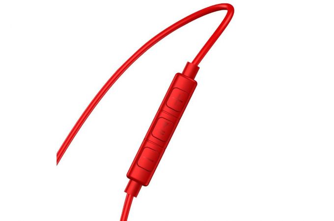 Наушники вакуумные проводные BASEUS C16 Encok Wire Type-C (красный)