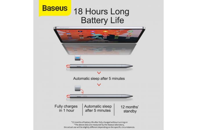 Стилус BASEUS Square Line, 140 мАм