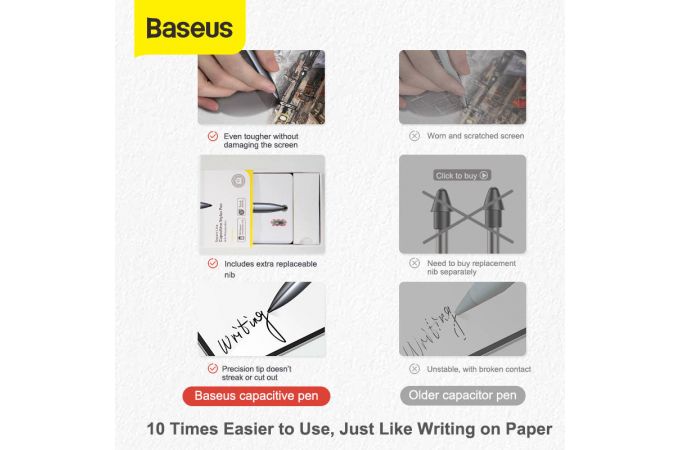 Стилус BASEUS Square Line, 140 мАм