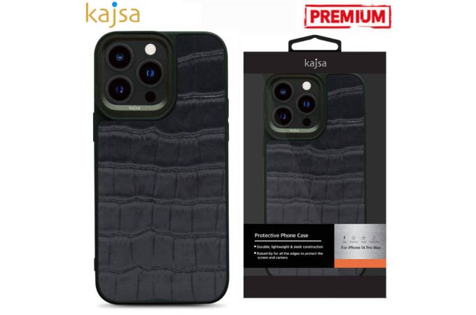 Чехол для телефона KAJSA Protective Neo Classic iPhone 14 PRO (черный)