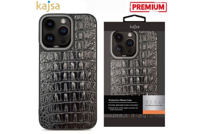 Чехол для телефона KAJSA Protective Case Glamorous iPhone 14 PRO MAX (черный)