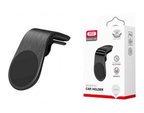 Держатель автомобильный для телефона XO C82 Magnetic Air outlet bracket (Чёрный)