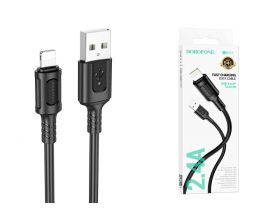 Кабель USB - Lightning BOROFONE BX111, 2,4A (черный) 1м