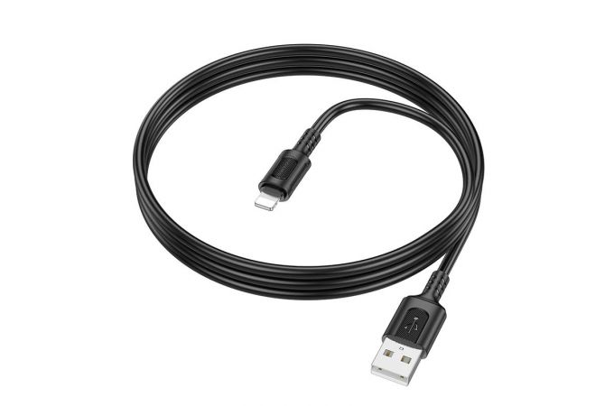 Кабель USB - Lightning BOROFONE BX111, 2,4A (черный) 1м