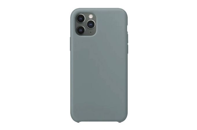 Чехол для iPhone 15 Pro Max (6,7) Silicone Case Soft Touch (пепельно-бирюзовый)