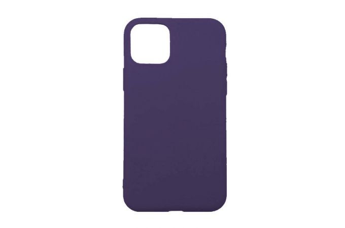 Чехол для iPhone 15 Pro Max (6,7) Silicone Case Soft Touch (темно-фиолетовый)