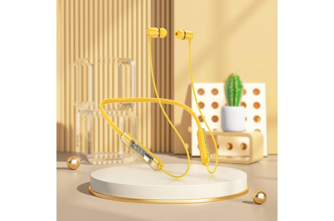 Наушники вакуумные беспроводные HOCO ES65 Dream sports BT earphones headset Bluetooth (Красный)