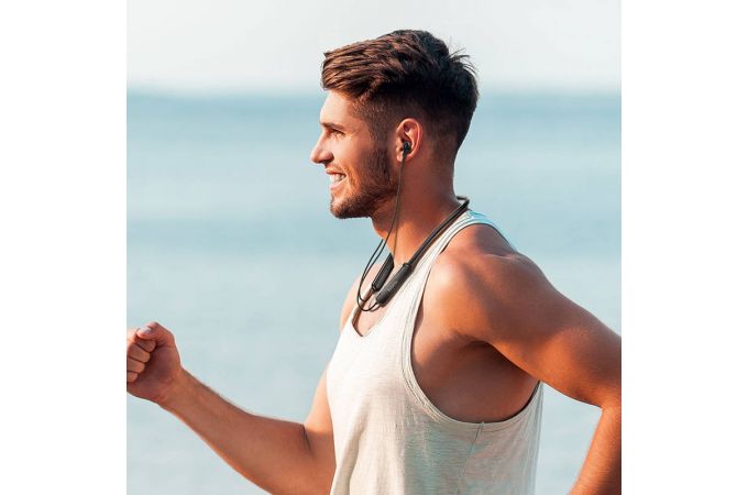 Наушники вакуумные беспроводные HOCO ES65 Dream sports BT earphones headset Bluetooth (Красный)