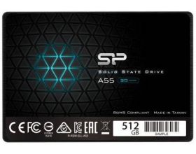 SSD Накопитель 2.5" Silicon Power A55 512GB SATA III /R/W - 560/530 MB/s /SP512GBSS3A55S25