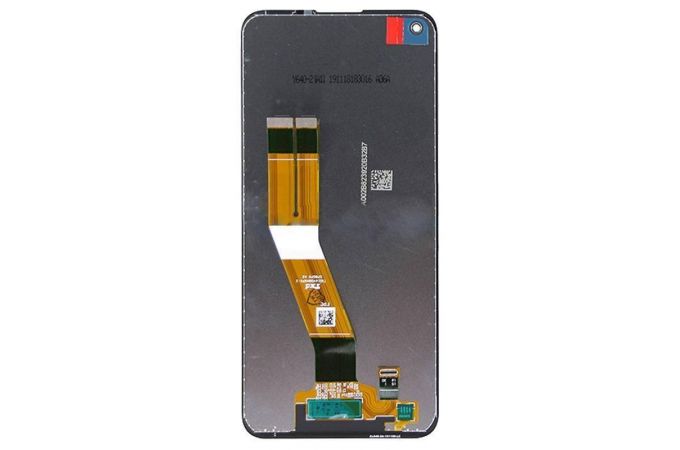 Дисплей для Samsung A115F Galaxy A11 Black (черный) в сборе с тачскрином + рамка 100%