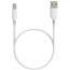 Кабель USB - MicroUSB Maxvi (MC-A01L) 2A (белый) 1м (УДЛИНЕННЫЙ ШТЕКЕР)
