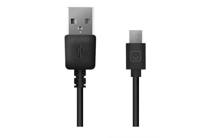 Кабель USB - MicroUSB Prime Line (7208) (черный) 2м