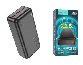 Универсальный дополнительный аккумулятор Power Bank HOCO J101B Astute 22,5W (30000 mAh) (черный)