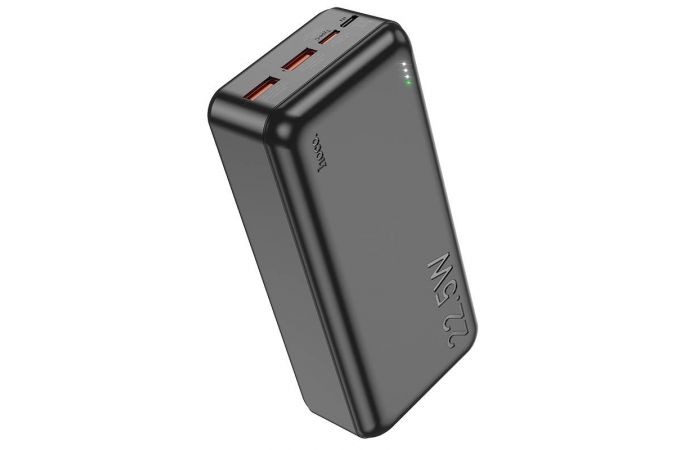 Универсальный дополнительный аккумулятор Power Bank HOCO J101B Astute 22,5W (30000 mAh) (черный)