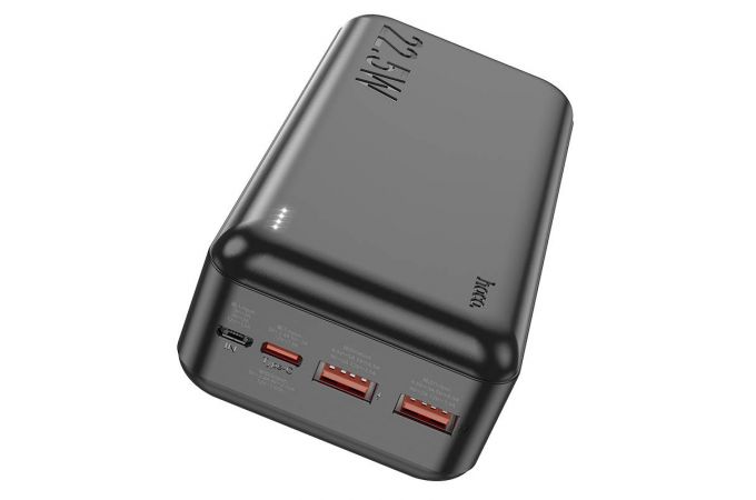 Универсальный дополнительный аккумулятор Power Bank HOCO J101B Astute 22,5W (30000 mAh) (черный)