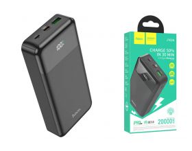 Универсальный дополнительный аккумулятор Power Bank HOCO J102A PD20W + QC3.0 (20000 mAh) (черный)