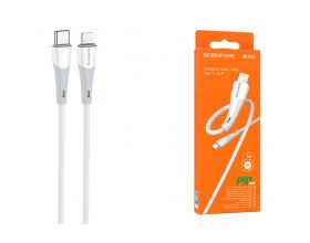 Кабель USB Type-C - Lightning BOROFONE BX60 (белый) 1м