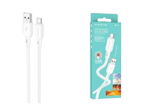 Кабель USB - USB Type-C BOROFONE BX94 3A (белый) 1м