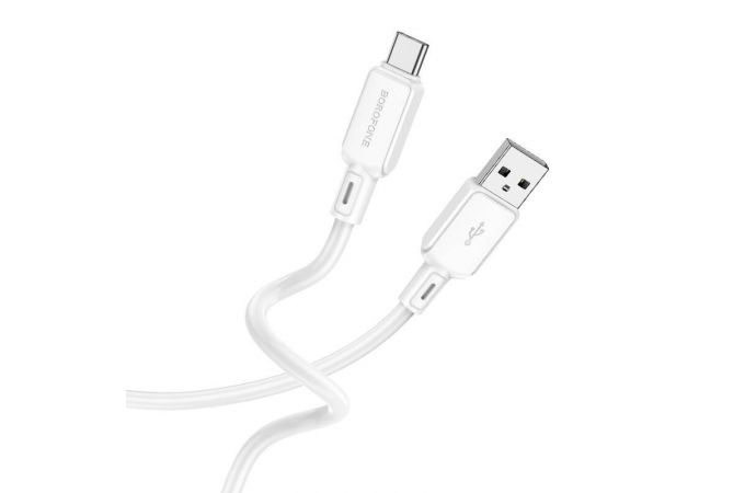 Кабель USB - USB Type-C BOROFONE BX94 3A (белый) 1м