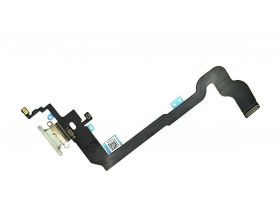 Шлейф для iPhone X с разъемом зарядки (белый) HQ