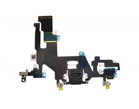 Шлейф для iPhone 11 с разъемом зарядки (черный)