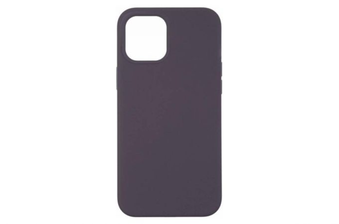 Чехол для iPhone 12 mini (5.4) Silicone Case Soft Touch (угольно-серый)