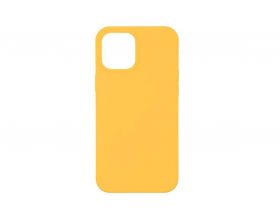 Чехол для iPhone 12 mini (5.4) Silicone Case Soft Touch (ярко-желтый)