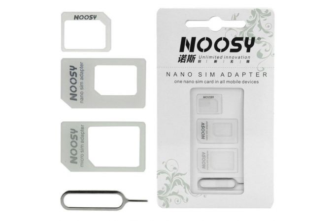 Комплект адаптеров для SIM карт + скрепка Орбита SD-022 (nano, micro, SIM)