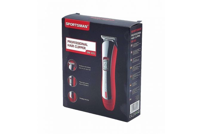 Машинка для стрижки волос Sportsman SM-651 (аккум)