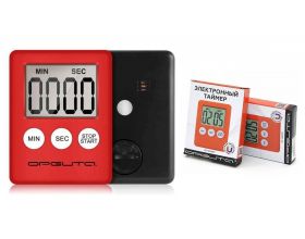 Таймер-секундомер Орбита OT-HOM21 Красный