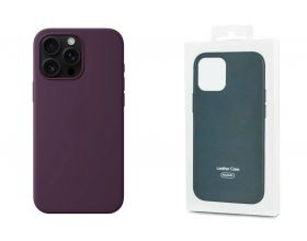 Чехол для iPhone 16 (6,1) Silicone Case Soft Touch MagSafe Plum (сливовый)